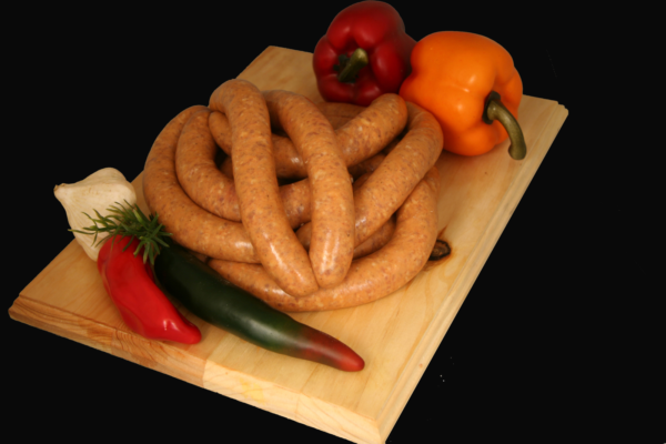 HOMEMADE FRESH SPICY GRILLING SAUSAGE